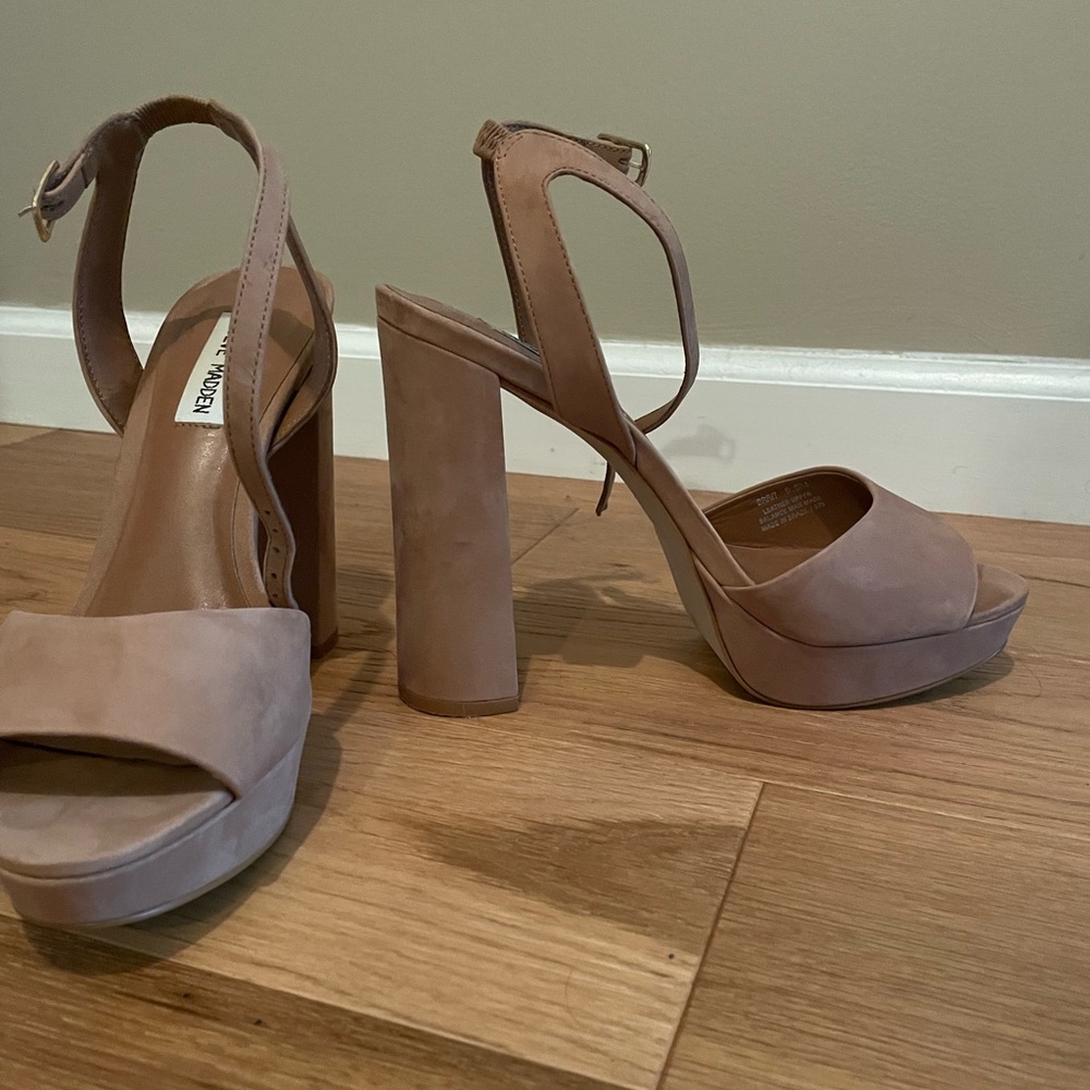 Steve Madden Camel Nubuck Platforms - image 7